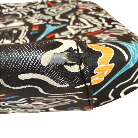 Karl Langerfeld Paris Amour Adele Black All Over Nylon Tote Bag $148 EUC - Picture 11 of 11